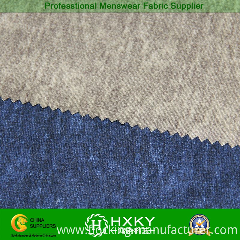 Weaving Printed Polyester Fabric for Men's Jacket